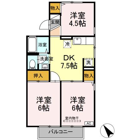 ファミールIIIの間取り