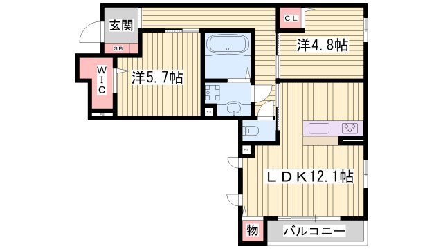 D-grace Wisteria AKASHIの間取り