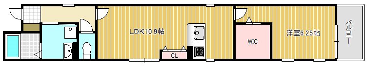 アミティエ栗東の間取り