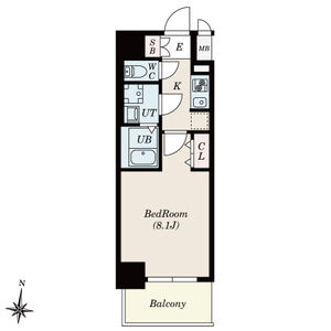 S-RESIDENCE堀田NorthIIの間取り