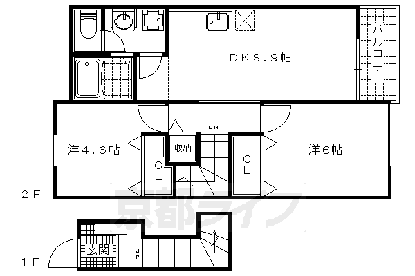 セントレア小野Ａの間取り