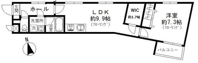 杉並区高円寺南のマンションの間取り