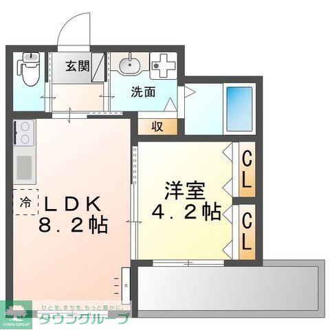 【流山市大字東深井のマンションの間取り】