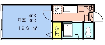 弥生ビルの間取り