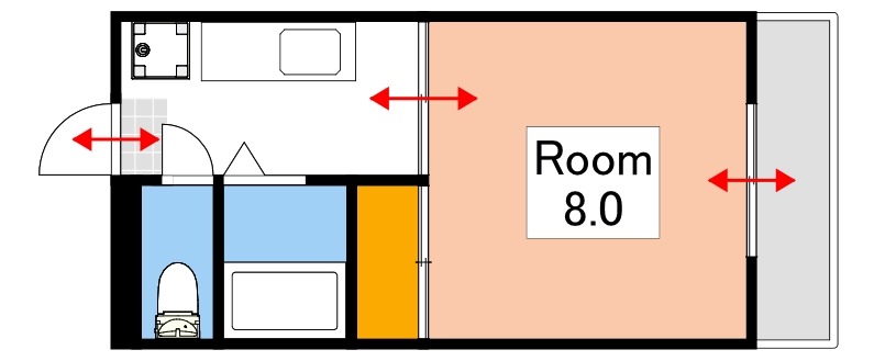 シティマンションユタカの間取り