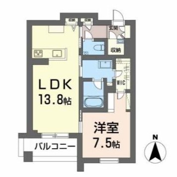 シャーメゾン上中野の間取り