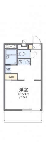 レオパレスラポール松福の間取り