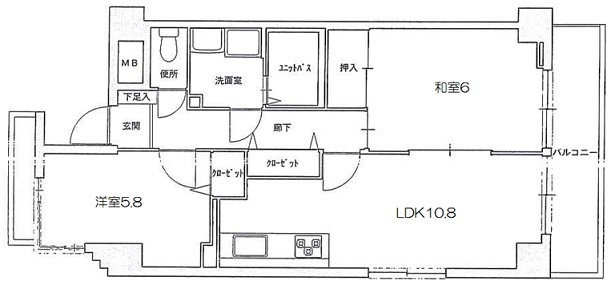 クレマチス２８の間取り