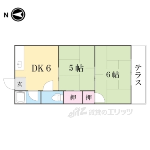 ＴＯＹＯＴＯＭＩ八川ＡＰＡＲＴＭＥＮＴの間取り