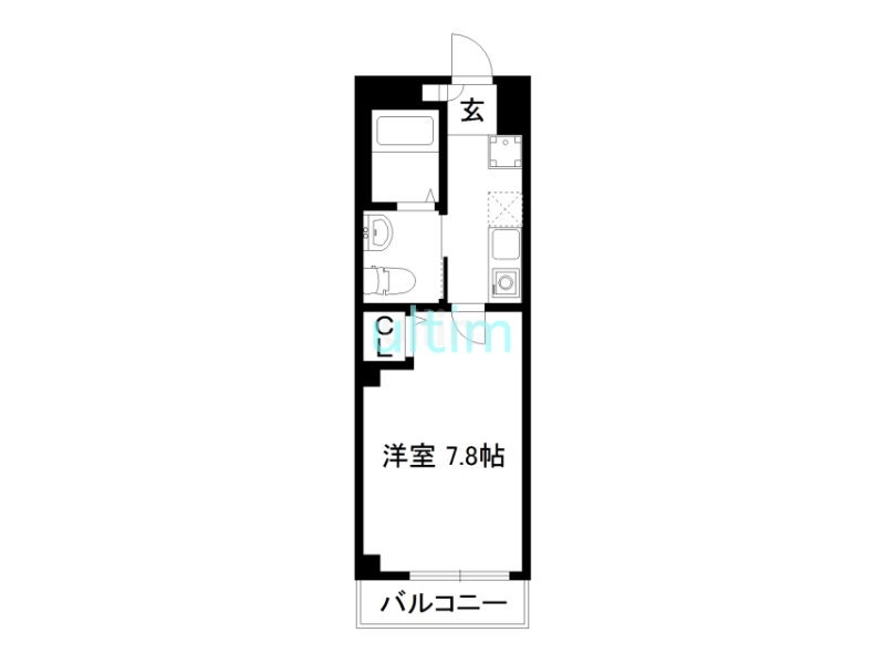 フラッティ京都十条の間取り