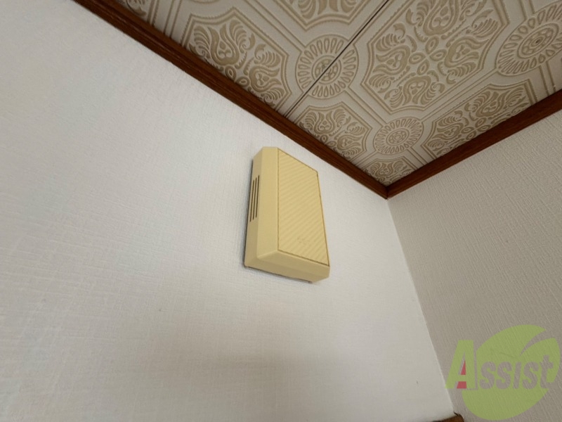 セキュリティ　来客時にはこちらのチャイムが鳴りますよ。