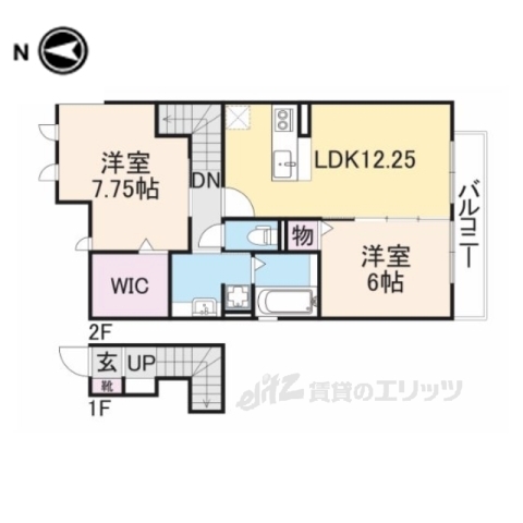 ポルトボヌールメゾンの間取り