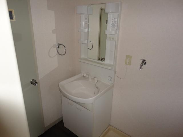 洗面設備　洗面台が設置されています。