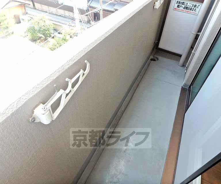 バルコニー　４階ベランダです