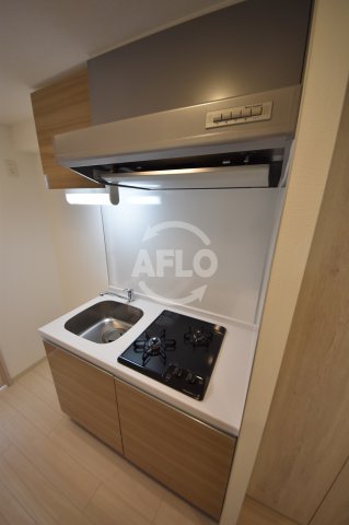 キッチン　ジアコスモ九条シエル　二口ガスキッチン