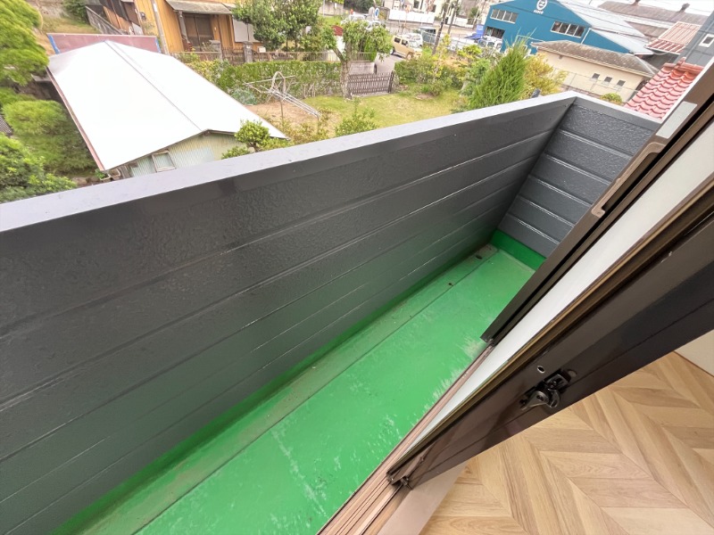 バルコニー　解放感のあるバルコニー