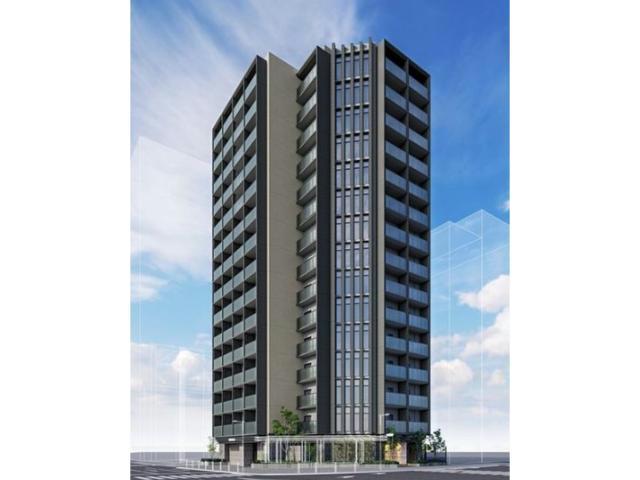 建物外観　完成模型図