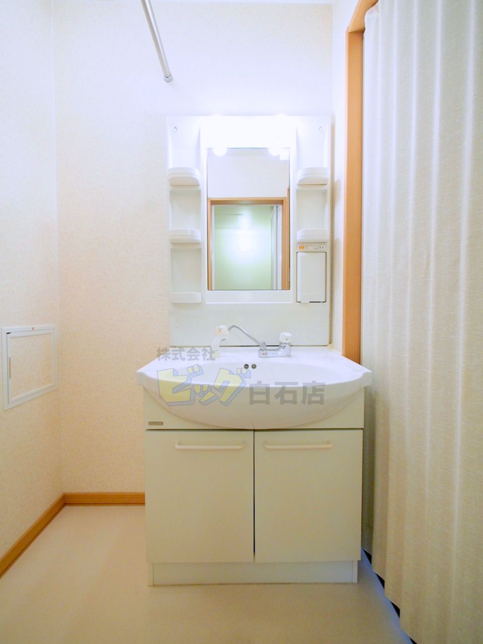 洗面設備　シャンプードレッサー付きです♪