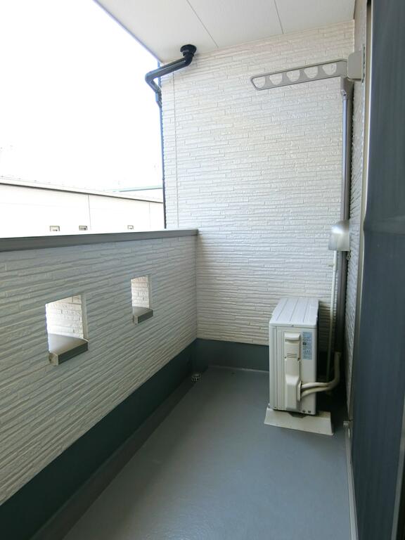 バルコニー　※写真は反転タイプのお部屋です。