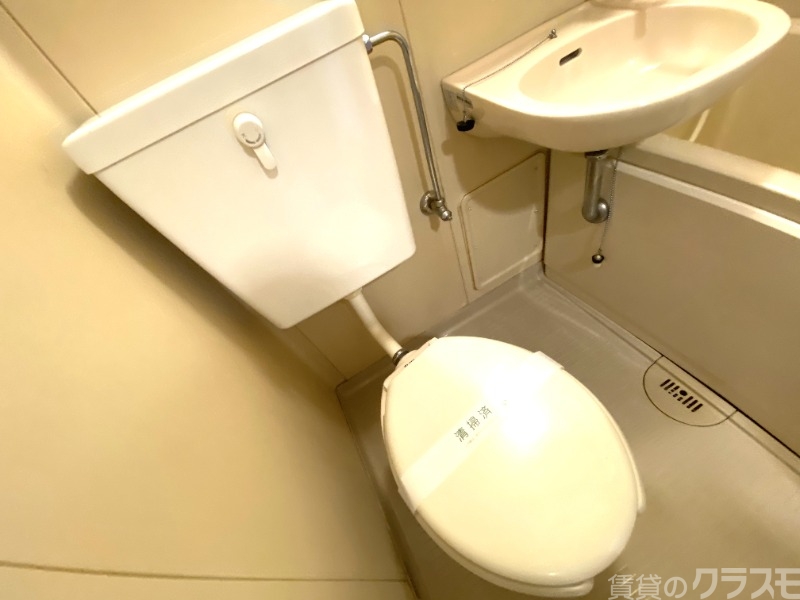 トイレ　お掃除ファイトです。