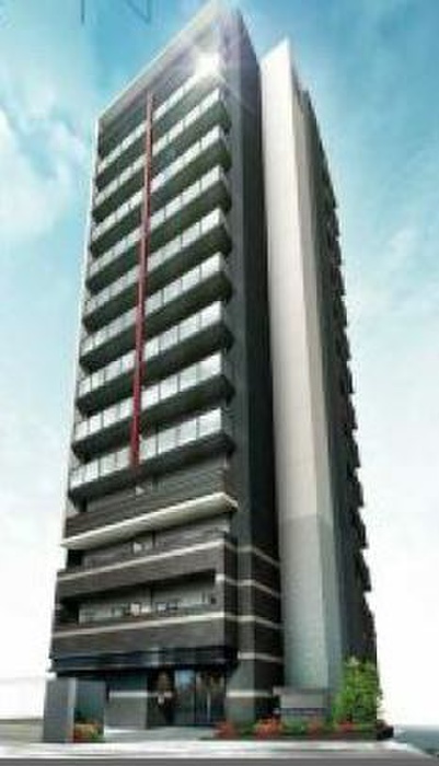 建物外観　完成模型図