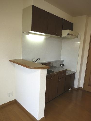 キッチン　退去予定のため別部屋写真使用