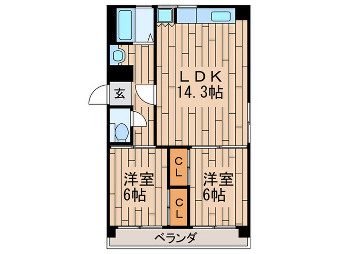 コンセール東山の間取り写真