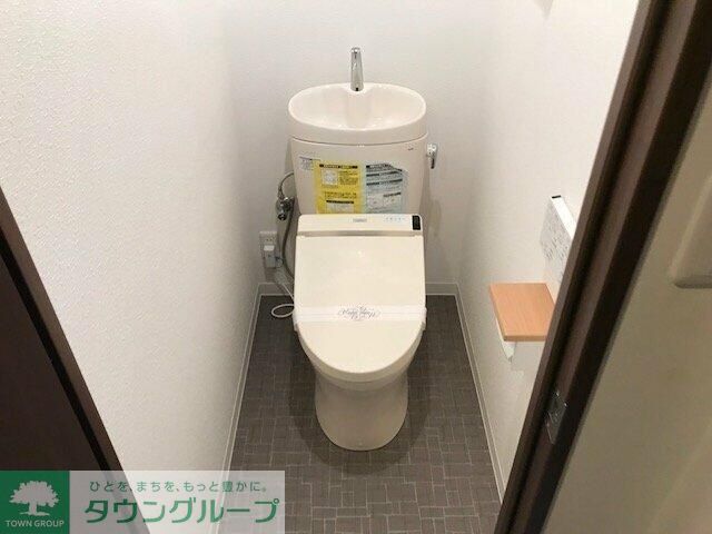 トイレ　室内洗濯機置場
