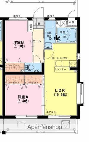 リヴェールMYMの間取り写真