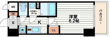 プレサンス北浜パレスの間取り写真