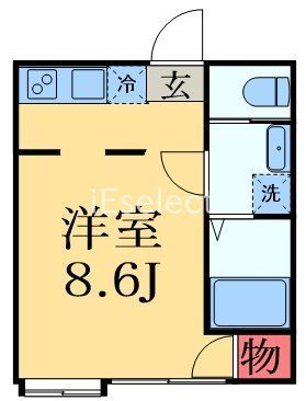 アフェット稲毛7の間取り写真
