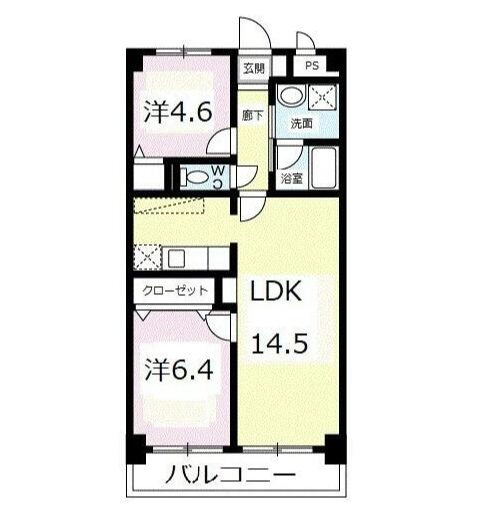 エヴァー高田の間取り写真