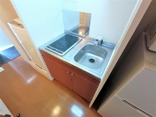 キッチン　コンロは2口コンロです。