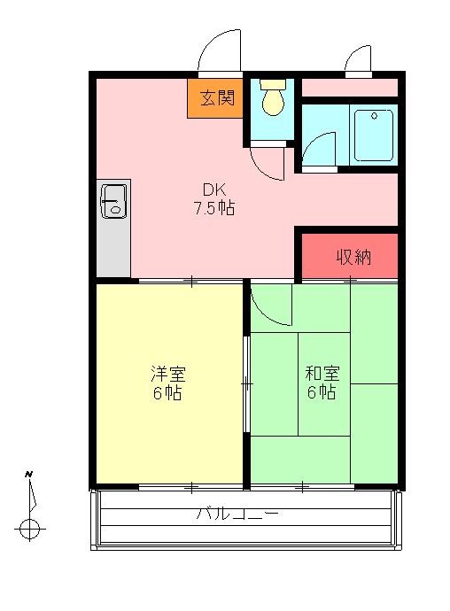 アミティタナカの間取り