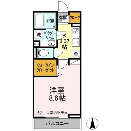 カーサココルンAの間取り