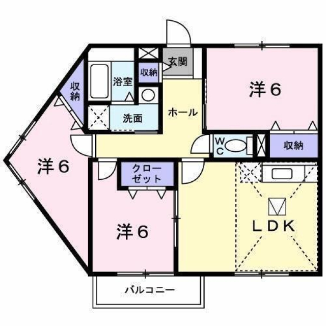 グリーンスクアエアの間取り