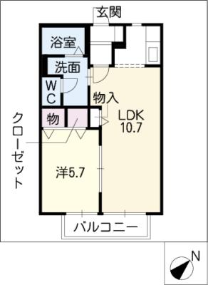 メゾン　アミティエの間取り