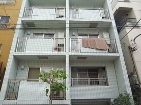 大田区大森東のマンションの建物外観