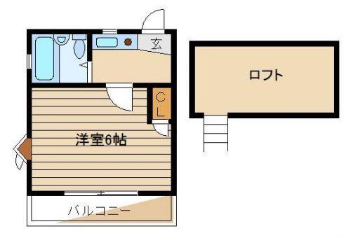 練馬区上石神井南町のアパートの間取り