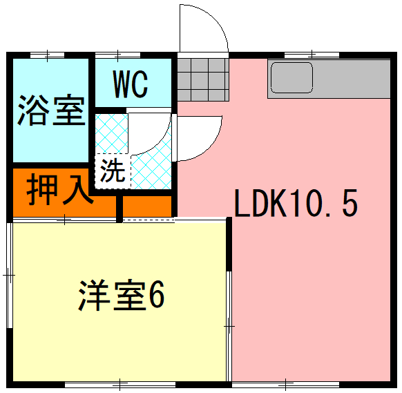 マロンハイツの間取り