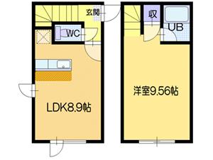 パルメゾン松並の間取り