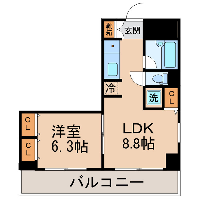 エグゼクティブコート中新町の間取り