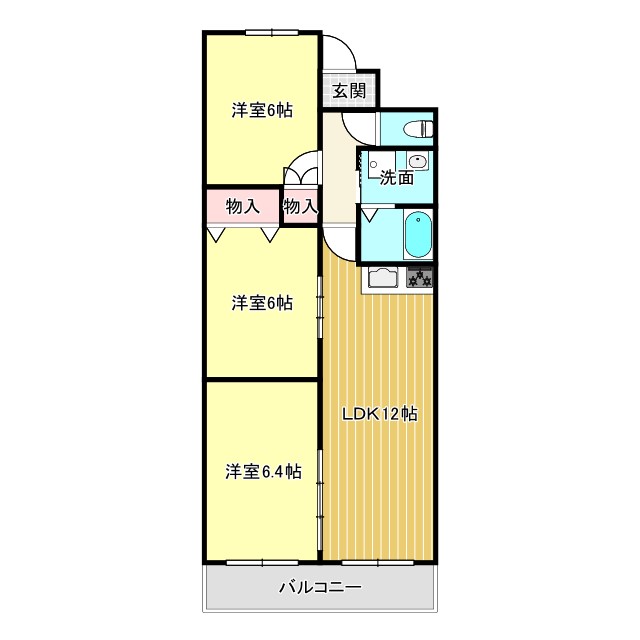 ベレーザ末永の間取り