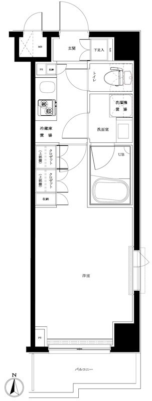 ルーブル高島平の間取り