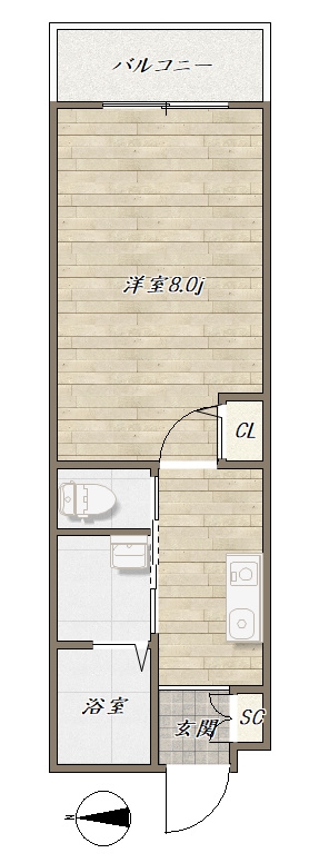 ルミエール阪神尼崎の間取り