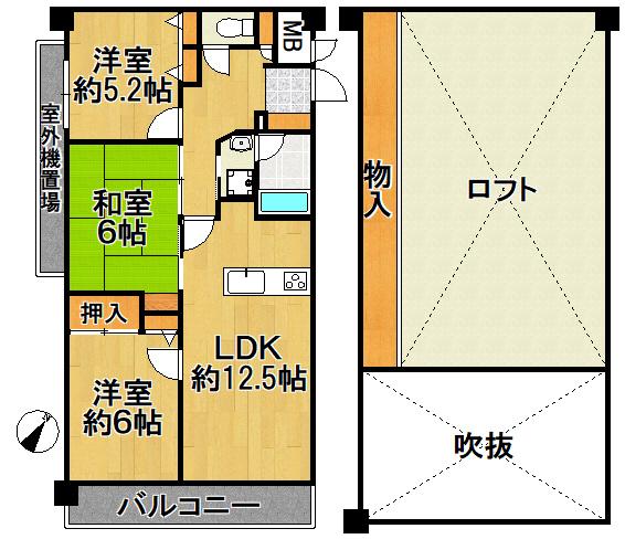 ヴィルブランジェ菖蒲が丘の間取り