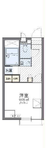 茅ヶ崎市浜之郷のアパートの間取り