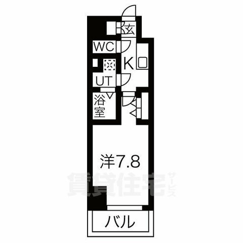 名古屋市中区平和のマンションの間取り