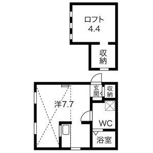 ロフト壱番館の間取り