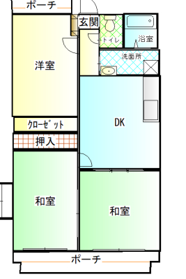 エステート清の間取り